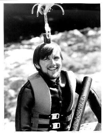 White water training trip in North Wales for the Nare Expedition in 1984