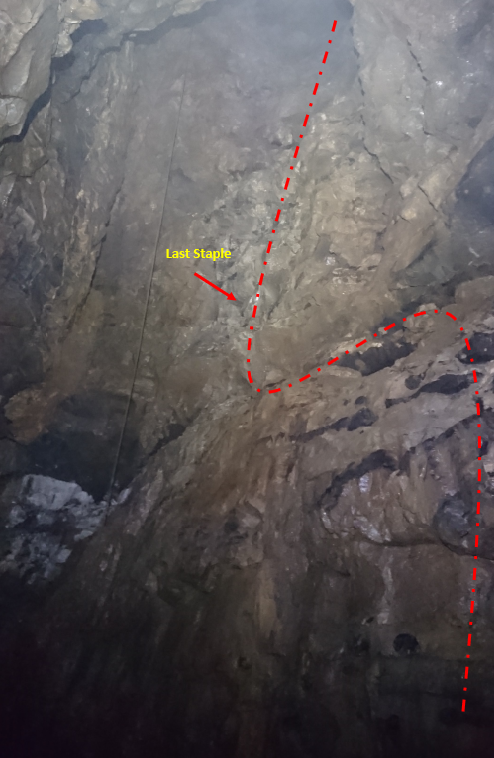 Proposed route up MG - By Chris Hibberts